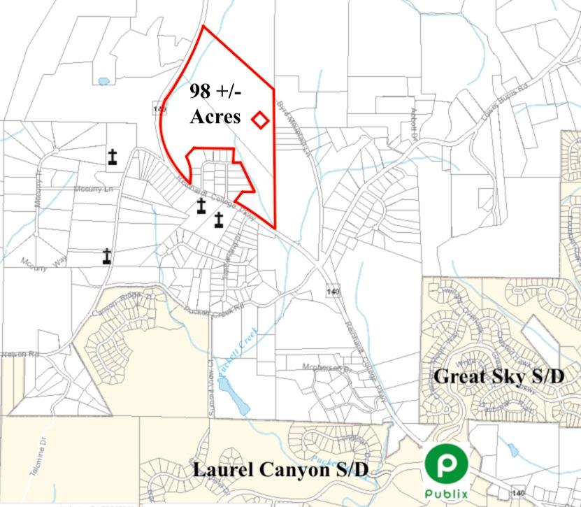 Canton Land development, laurel canyon development, waleska development, Cherokee County land