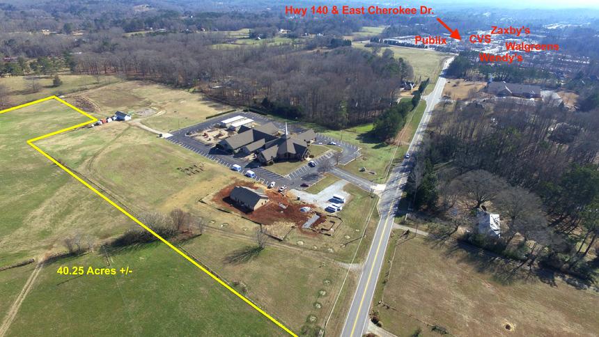 east cherokee drive land, hickory flat land, holly springs land, development, subdivision, woodstock, cherokee county, new homes